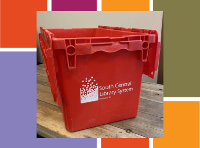 Photo of an iconic SCLS Delivery red bin